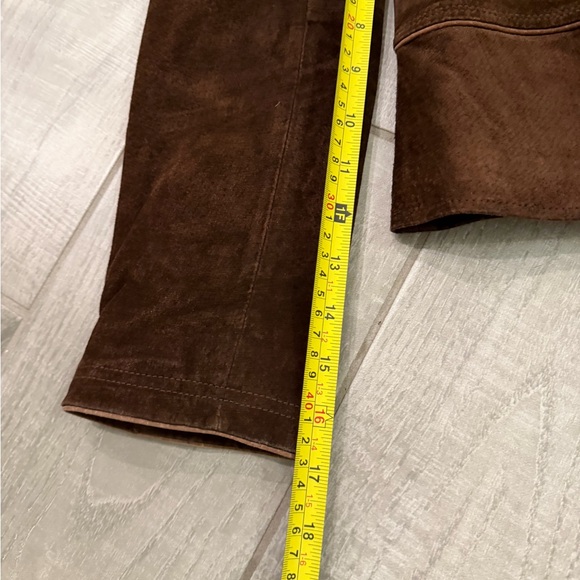 ✨ Vintage Suede Leather Jacket – Le Château – Tailored Fit - Picture 7 of 12